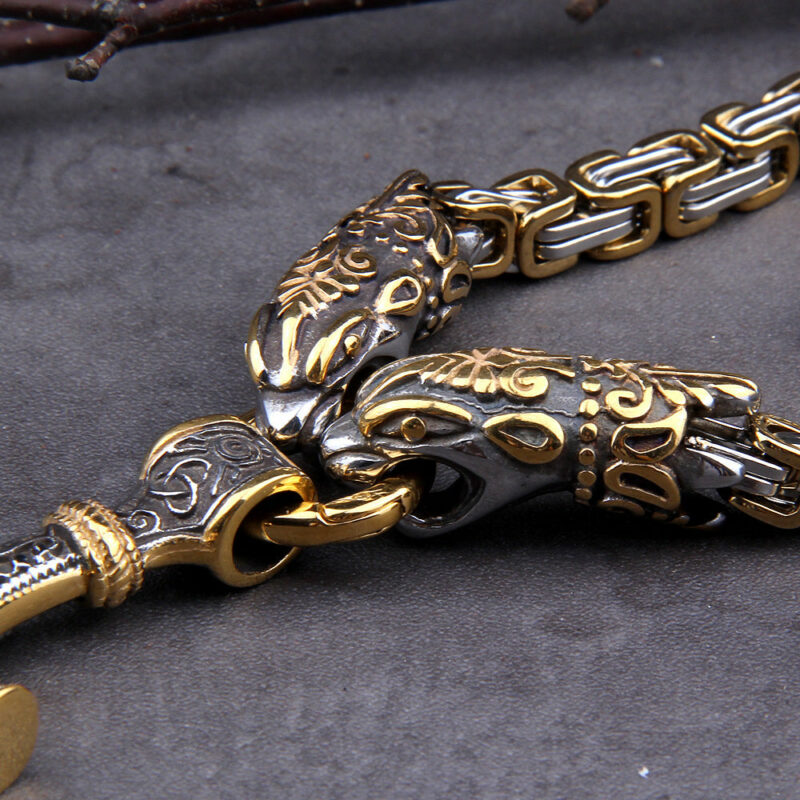collier mjolnir or et argent viking heritage 13