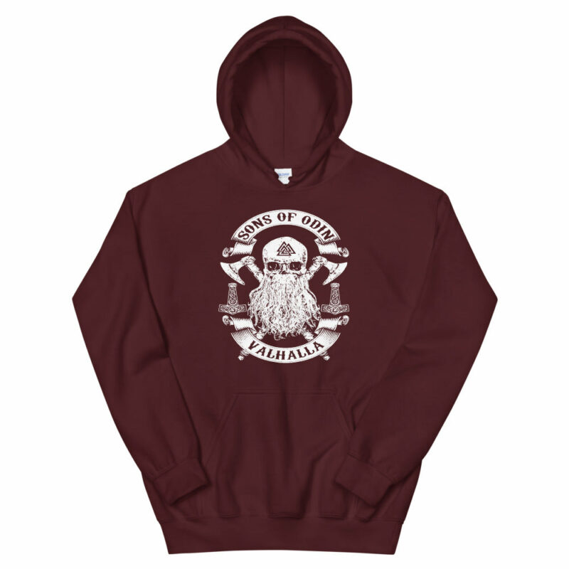 unisex heavy blend hoodie maroon front 613411ee0788f